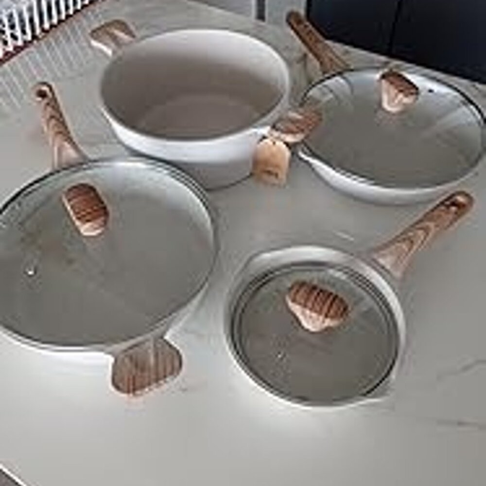 NEW Non-Stick Cast Aluminum Cookware Set - Durable Kitchen Cookware - Picture 8 of 8